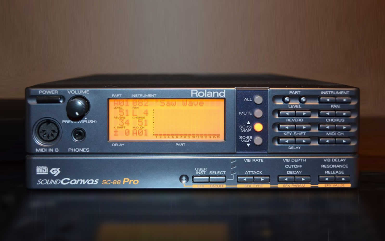 なつかし楽器道場'96年 音源モジュール「Roland SC-88 Pro」- e楽器屋.com